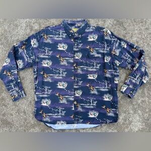 Vintage 90’s Field Tested Outdoor Life Duck Hunting Button Down Shirt